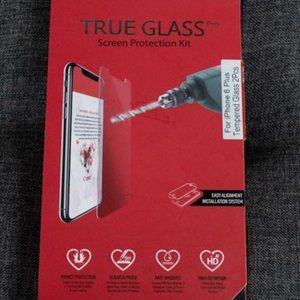 2for1 iCarez True Glass Pro iPhone 6 Plus Tempered Glass 2P CS Screen Protectors